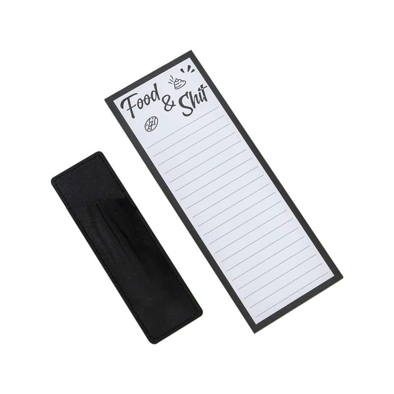 Magnetic Notepad With Pen Holder Refrigerator Memo Pad
