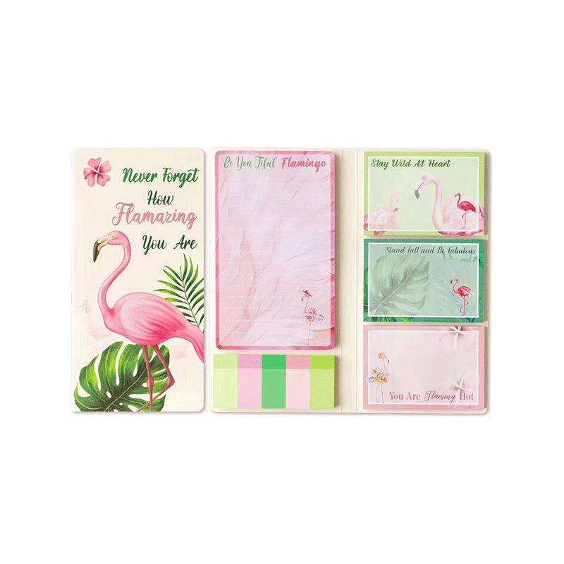 Flamingo Theme Sticky Notes Memo Pad