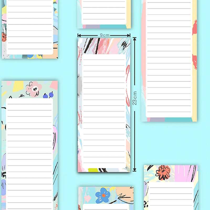 Magnetic Sticky Note Pad Refrigerator Message Memo