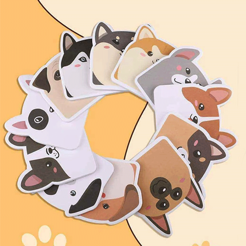 Dog Shaped Sticky Notes Memo Pad