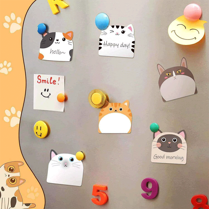 Cat Shaped Sticky Notes Memo Pad