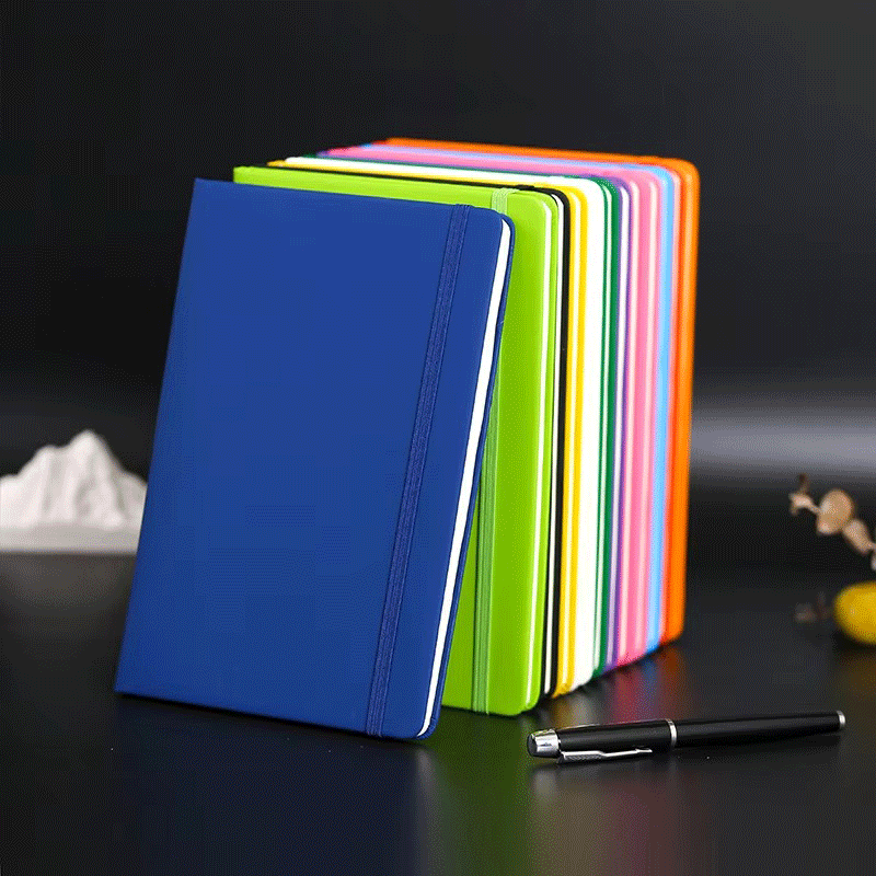 A5 PU Hardcover Notebook Elastic Band