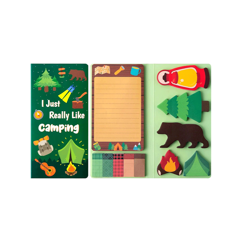 Camping Wilderness Themed Sticky Note Pack